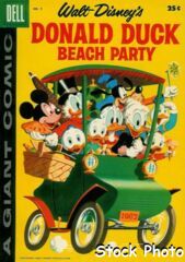 Walt Disney's Donald Duck Beach Party #5 © July 1958 Dell